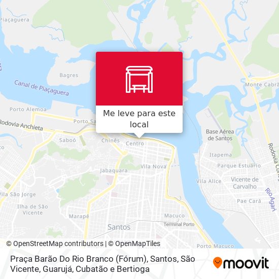 Praça Barão Do Rio Branco (Fórum) mapa