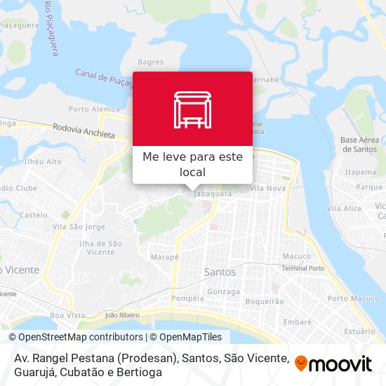Av. Rangel Pestana (Prodesan) mapa