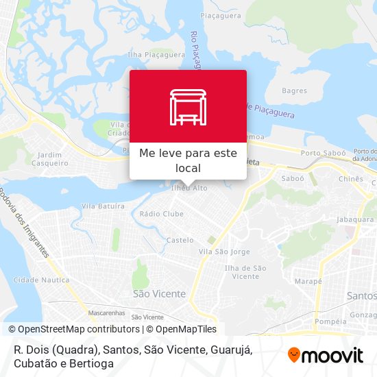 R. Dois (Quadra) mapa