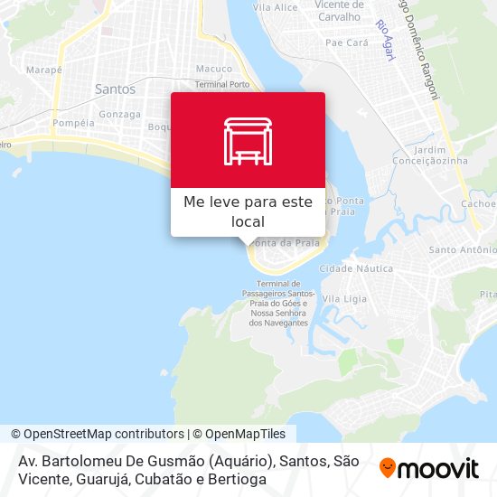 Av. Bartolomeu De Gusmão (Aquário) mapa