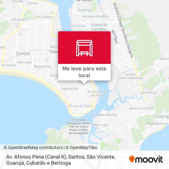 Av. Afonso Pena (Canal 6) mapa