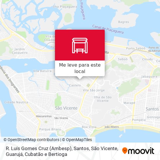 R. Luís Gomes Cruz (Ambesp) mapa