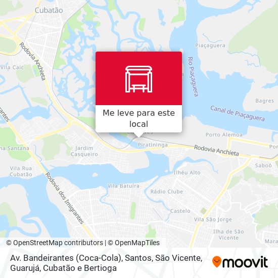 Av. Bandeirantes (Coca-Cola) mapa