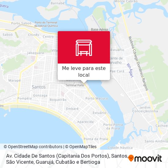 Av. Cidade De Santos (Capitania Dos Portos) mapa