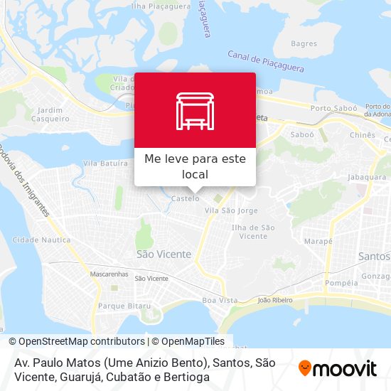 Av. Paulo Matos (Ume Anizio Bento) mapa