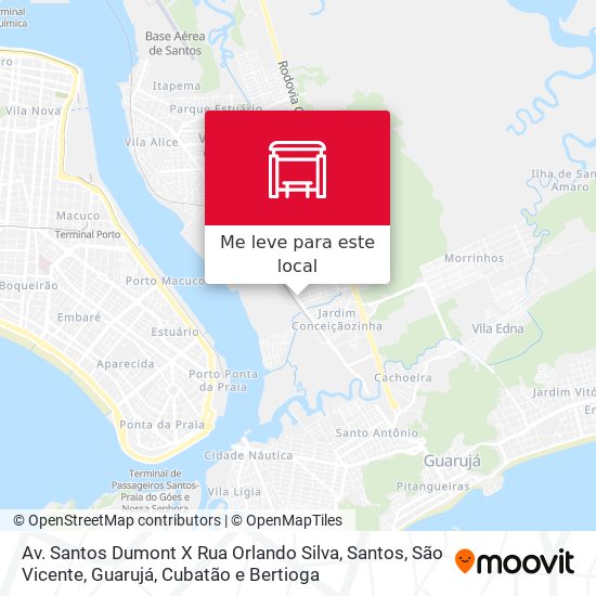 Av. Santos Dumont X Rua Orlando Silva mapa