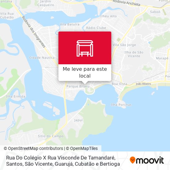 Rua Do Colégio X Rua Visconde De Tamandaré mapa