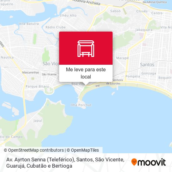Av. Ayrton Senna (Teleférico) mapa
