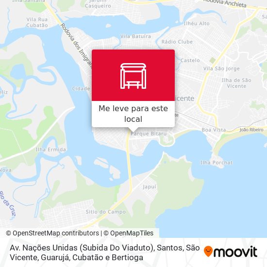 Av. Nações Unidas (Subida Do Viaduto) mapa