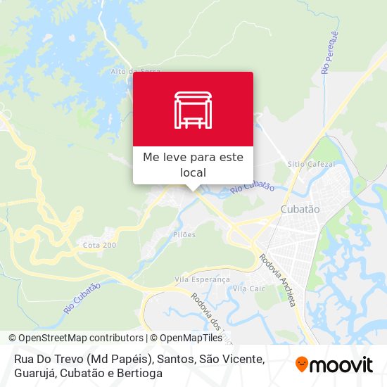 Rua Do Trevo (Md Papéis) mapa