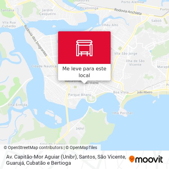 Av. Capitão-Mor Aguiar (Unibr) mapa
