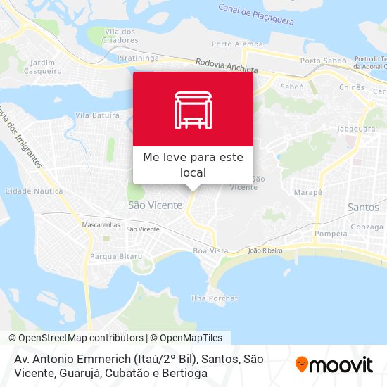 Av. Antonio Emmerich (Itaú / 2º Bil) mapa