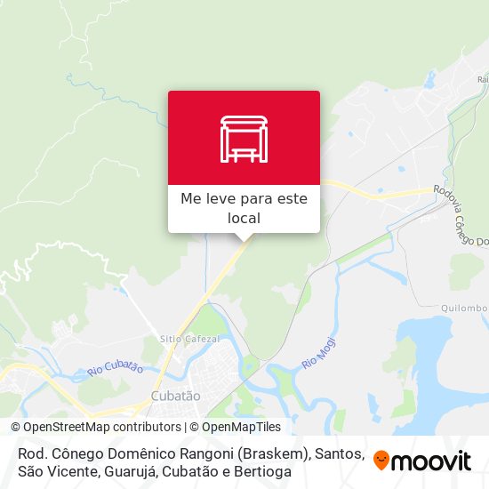 Rod. Cônego Domênico Rangoni (Braskem) mapa