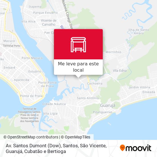 Av. Santos Dumont (Dow) mapa