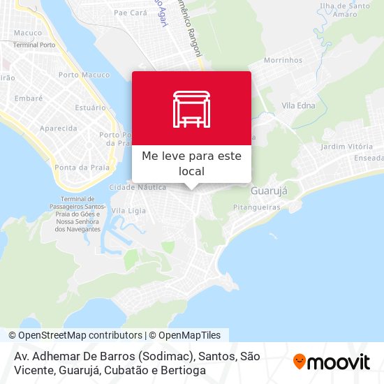 Av. Adhemar De Barros (Sodimac) mapa