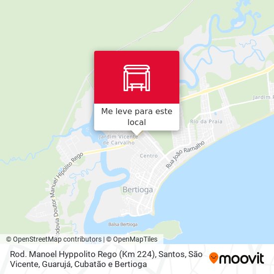 Rod. Manoel Hyppolito Rego (Km 224) mapa