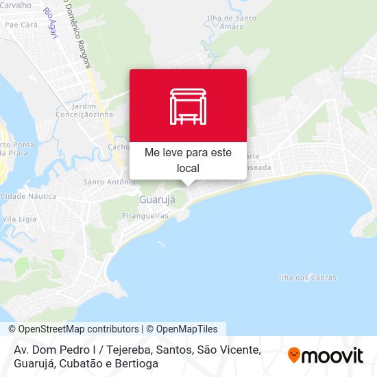 Av. Dom Pedro I / Tejereba mapa