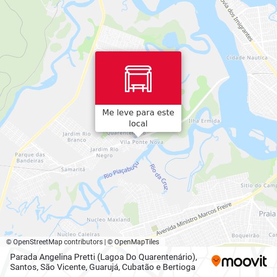 Parada Angelina Pretti (Lagoa Do Quarentenário) mapa