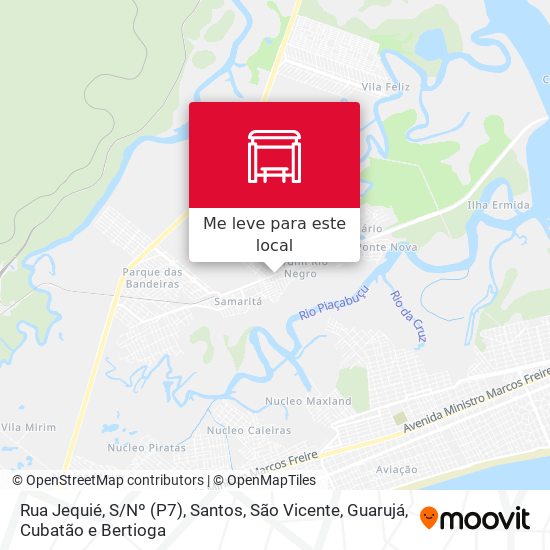 Rua Jequié, S/Nº (P7) mapa