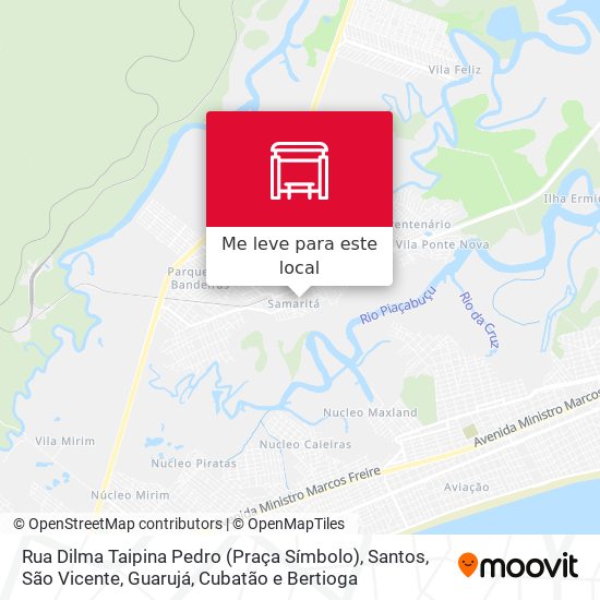 Rua Dilma Taipina Pedro (Praça Símbolo) mapa