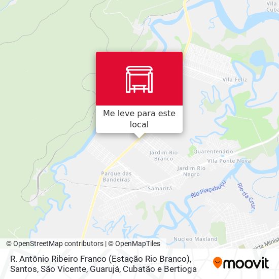 R. Antônio Ribeiro Franco (Estação Rio Branco) mapa