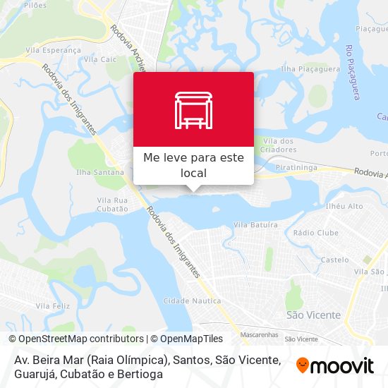 Av. Beira Mar (Raia Olímpica) mapa
