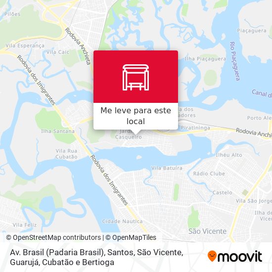 Av. Brasil (Padaria Brasil) mapa