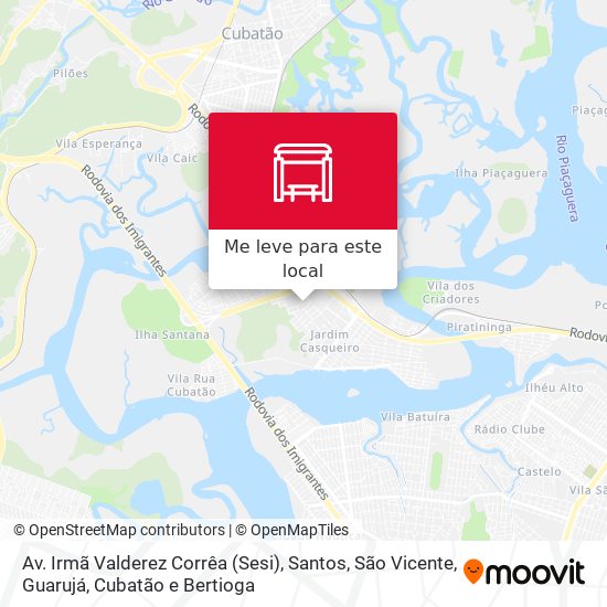 Av. Irmã Valderez Corrêa (Sesi) mapa