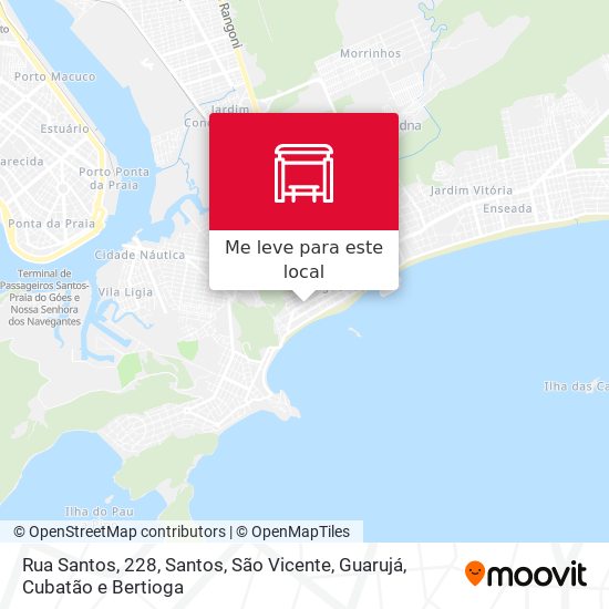 Rua Santos, 228 mapa