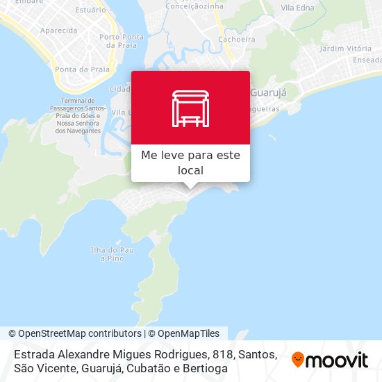 Estrada Alexandre Migues Rodrigues, 818 mapa
