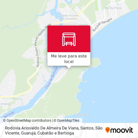 Rodovia Ariovaldo De Almeira De  Viana mapa