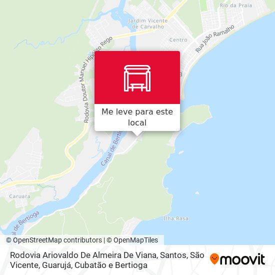Rodovia Ariovaldo De Almeira De  Viana mapa