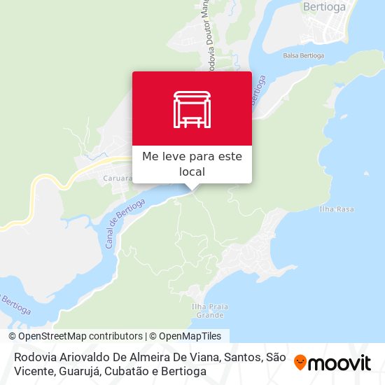 Rodovia Ariovaldo De Almeira De  Viana mapa
