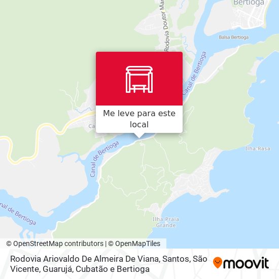 Rodovia Ariovaldo De Almeira De  Viana mapa