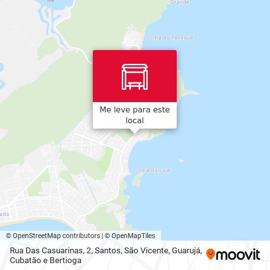 Rua Das Casuarinas, 2 mapa
