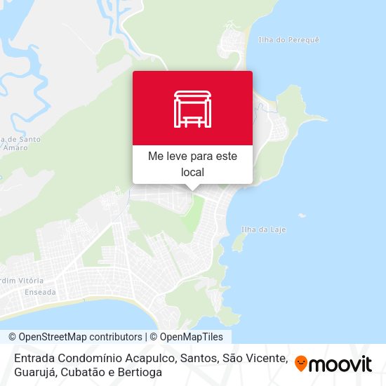 Entrada Condomínio Acapulco mapa