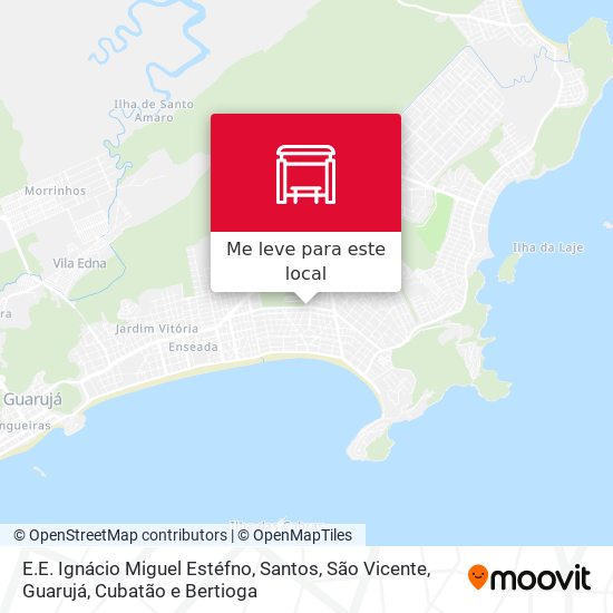 E.E. Ignácio Miguel Estéfno mapa