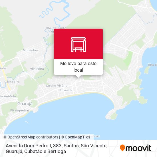 Avenida Dom Pedro I, 383 mapa