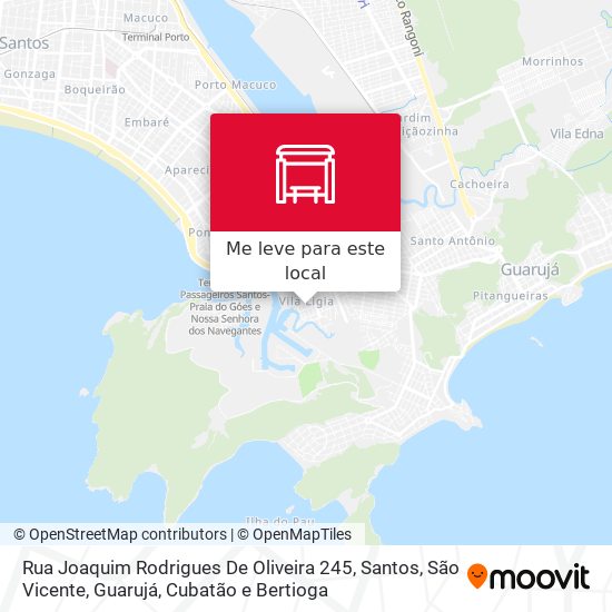 Rua Joaquim Rodrigues De Oliveira 245 mapa