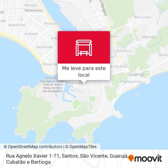Rua Agnelo Xavier 1-71 mapa
