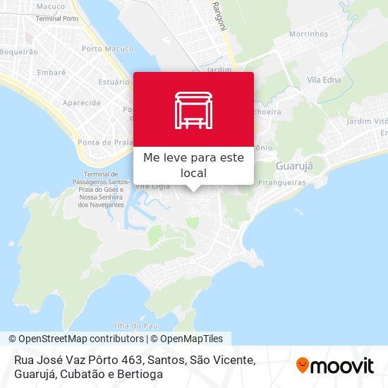 Rua José Vaz Pôrto 463 mapa