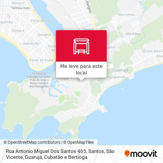 Rua Antonio Miguel Dos Santos 465 mapa