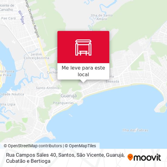 Rua Campos Sáles 40 mapa