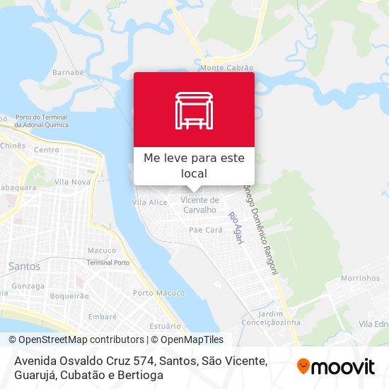 Avenida Osvaldo Cruz 574 mapa