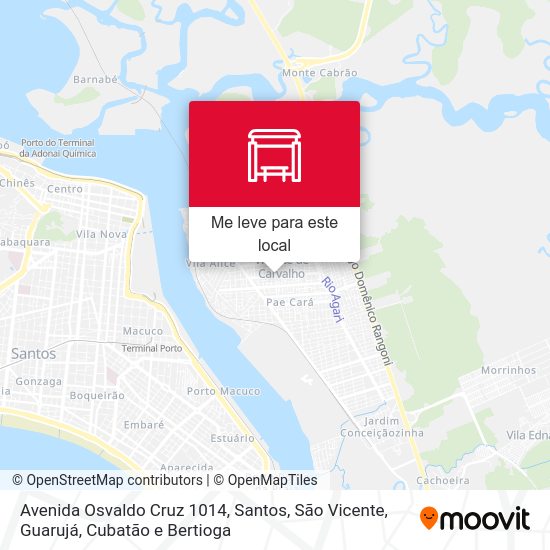 Avenida Osvaldo Cruz 1014 mapa