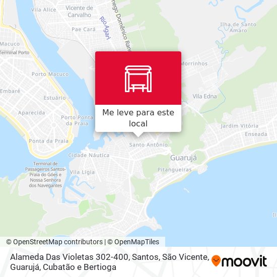 Alameda Das Violetas 302-400 mapa