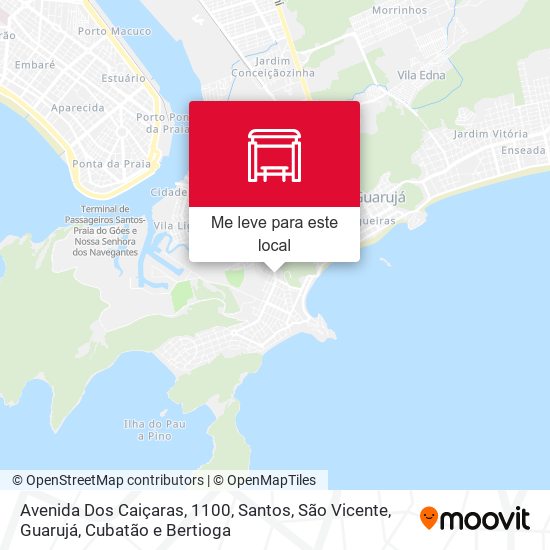 Avenida Dos Caiçaras, 1100 mapa