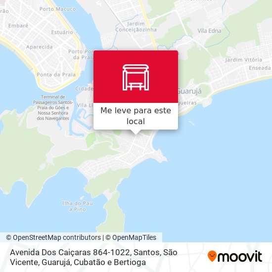 Avenida Dos Caiçaras 864-1022 mapa
