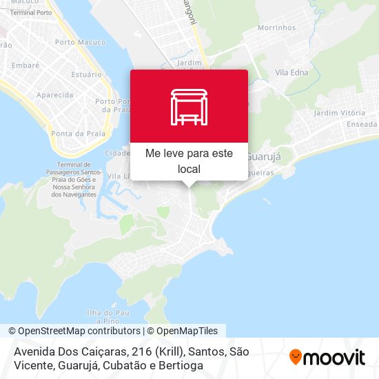 Avenida Dos Caiçaras, 216 (Krill) mapa