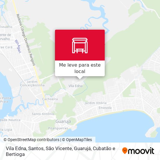Vila Edna mapa